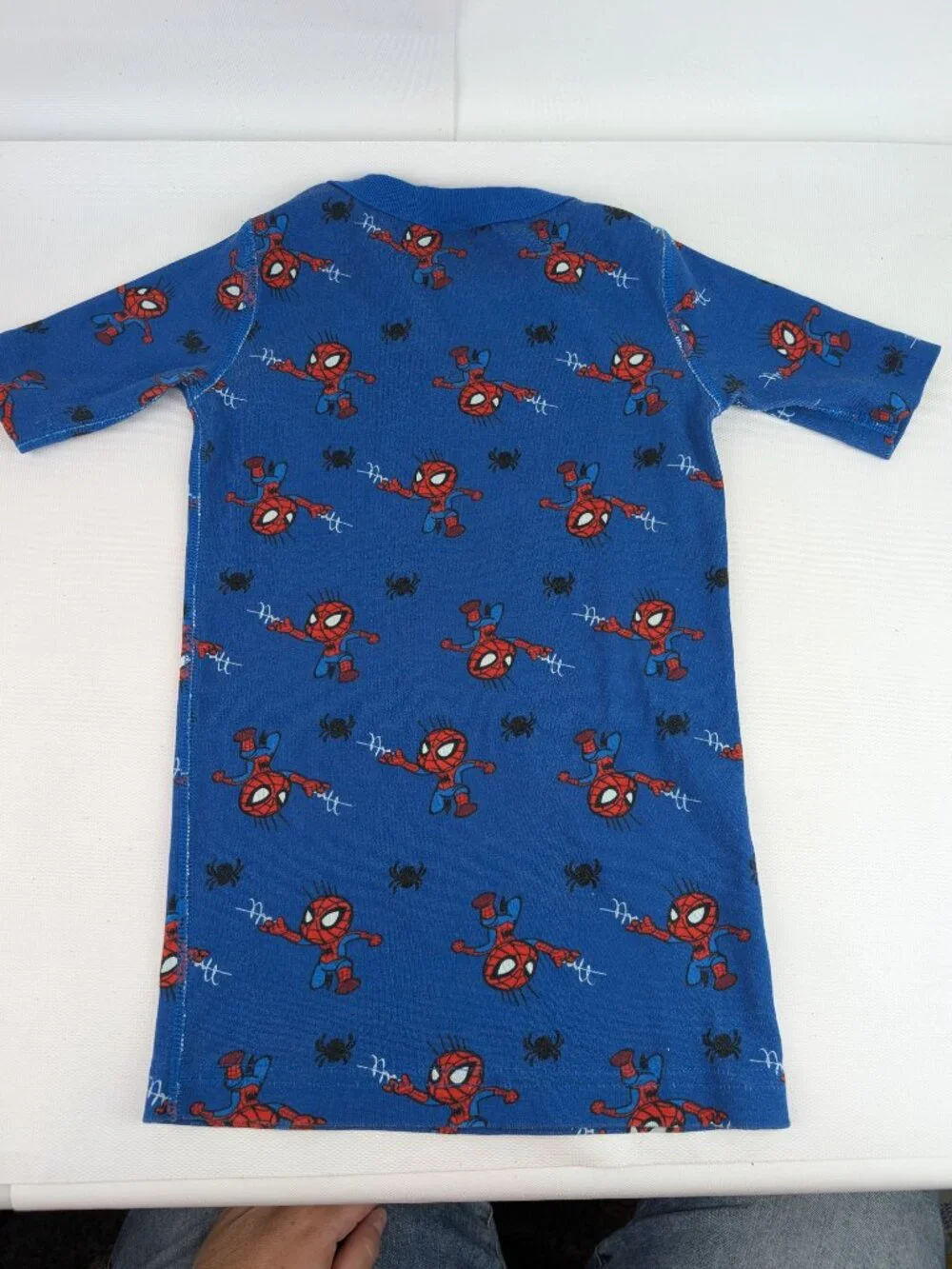 Hanna Andersson Marvel Spider-Man Spidey Kids Short Sleeve John Pajamas Set Sz 8